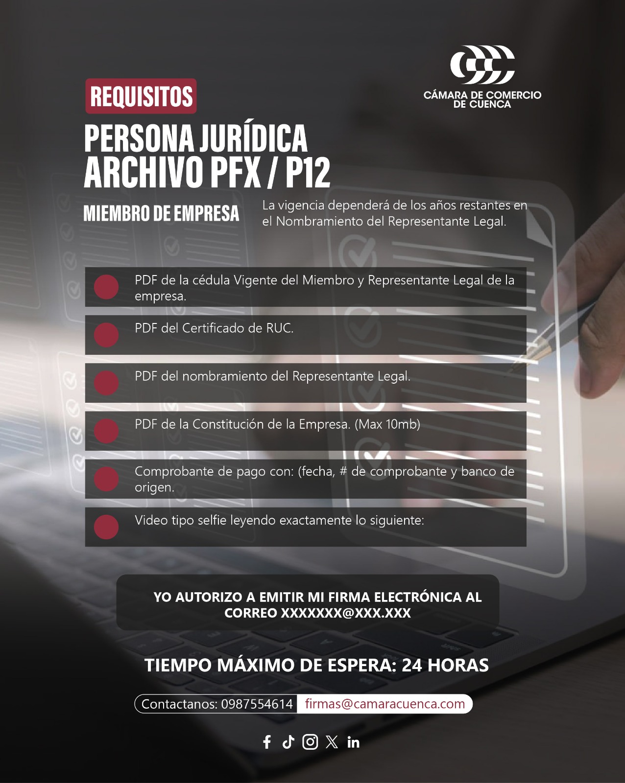 Persona Jurídica Empresa PFX